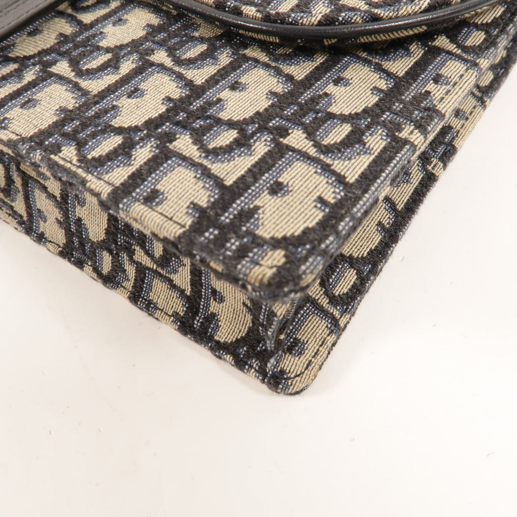 Dior Saddle Wallet on Chain · Canvas