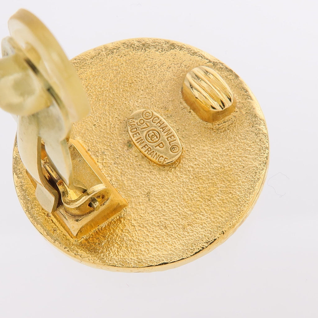Chanel Vintage CC Clip-On Earrings