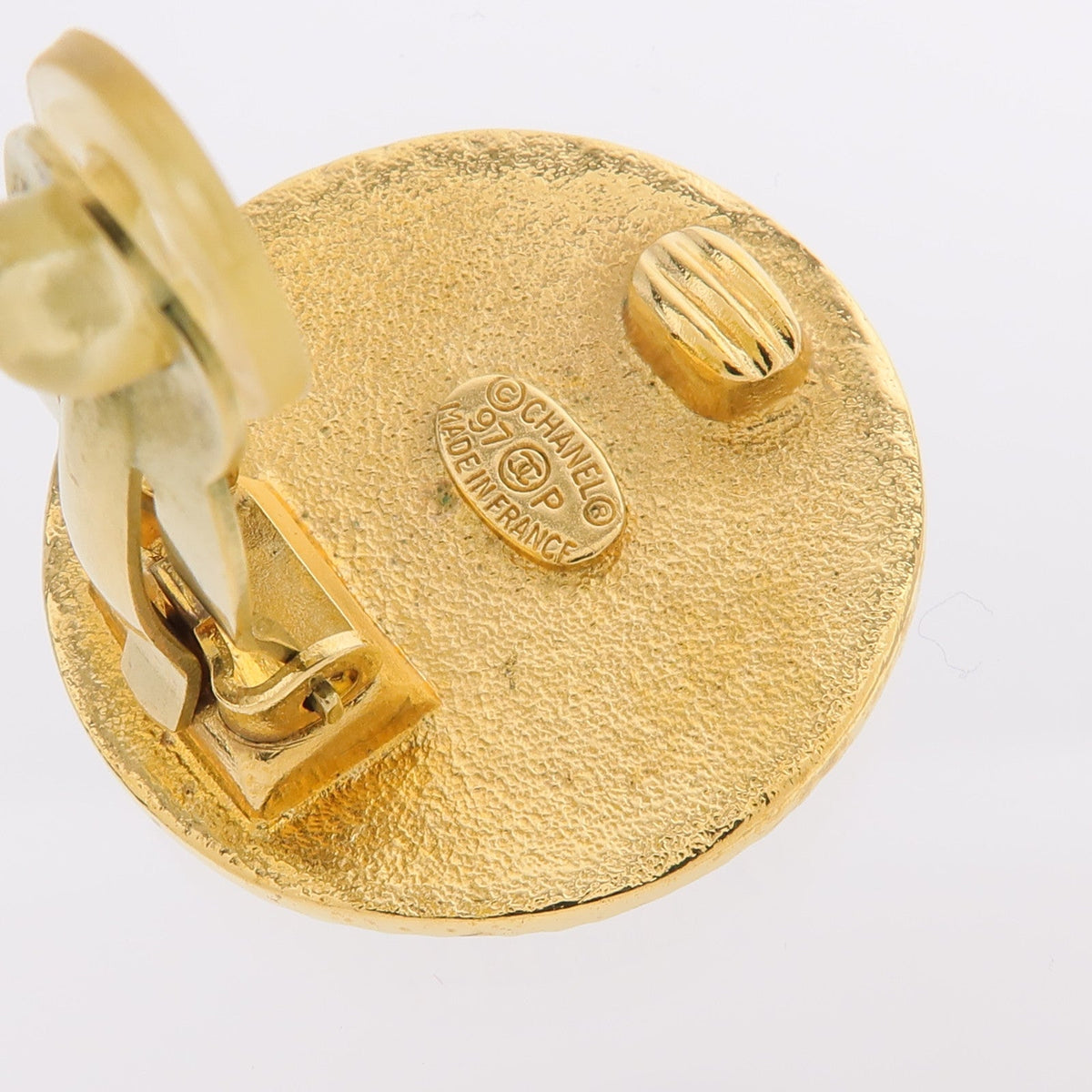 Chanel Vintage CC Clip-On Earrings