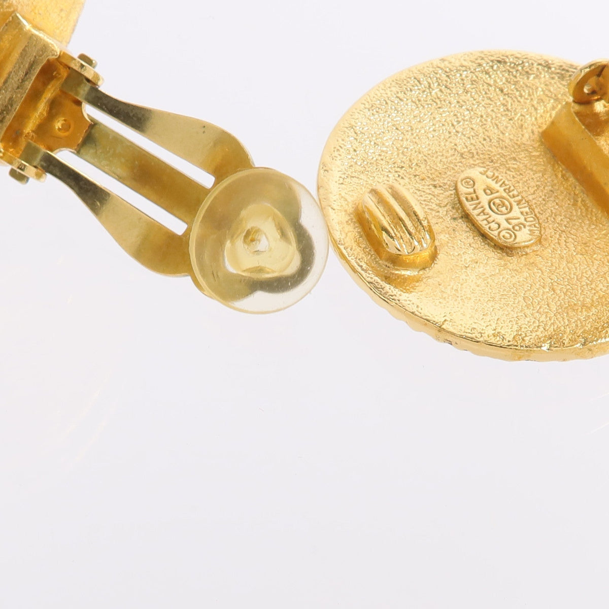 Chanel Vintage CC Clip-On Earrings