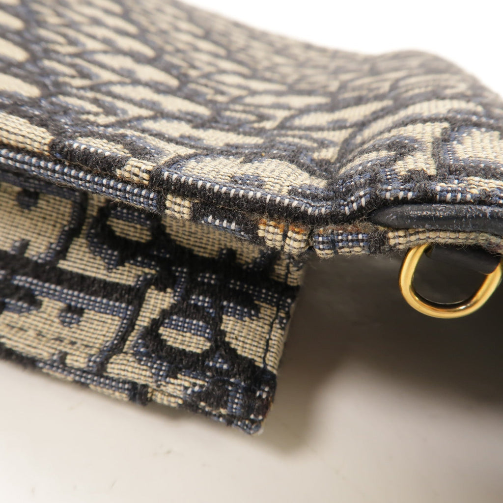 Dior Saddle Wallet on Chain · Canvas