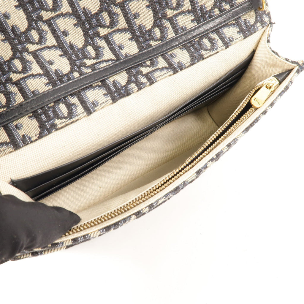 Dior Saddle Wallet on Chain · Canvas