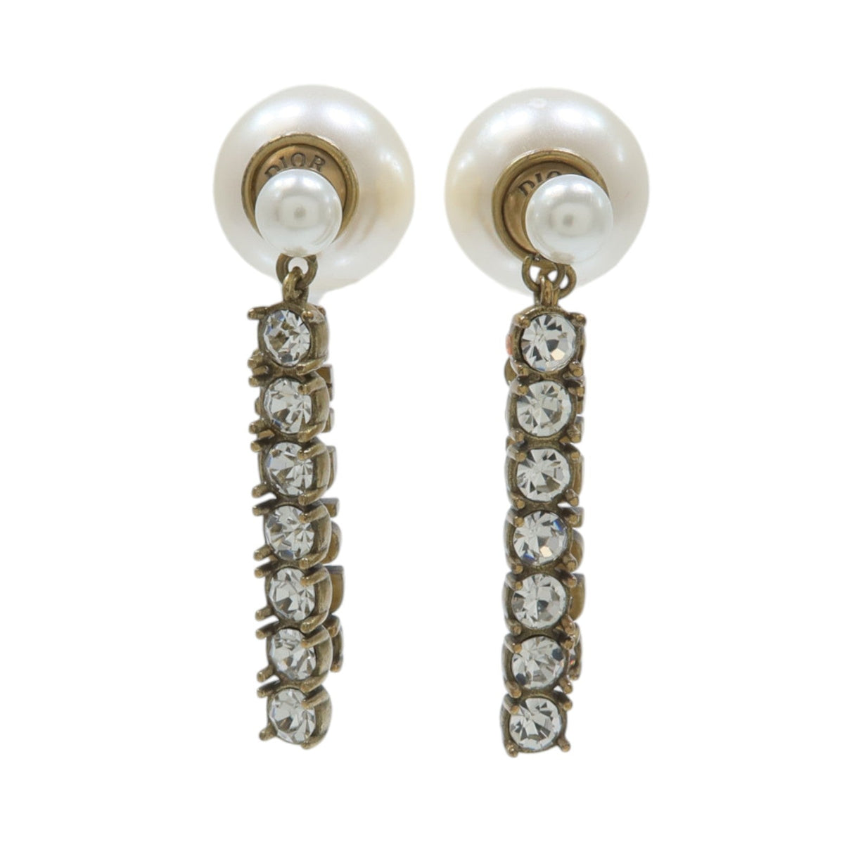 DIOR J'Adior · Metal & PVC Earrings