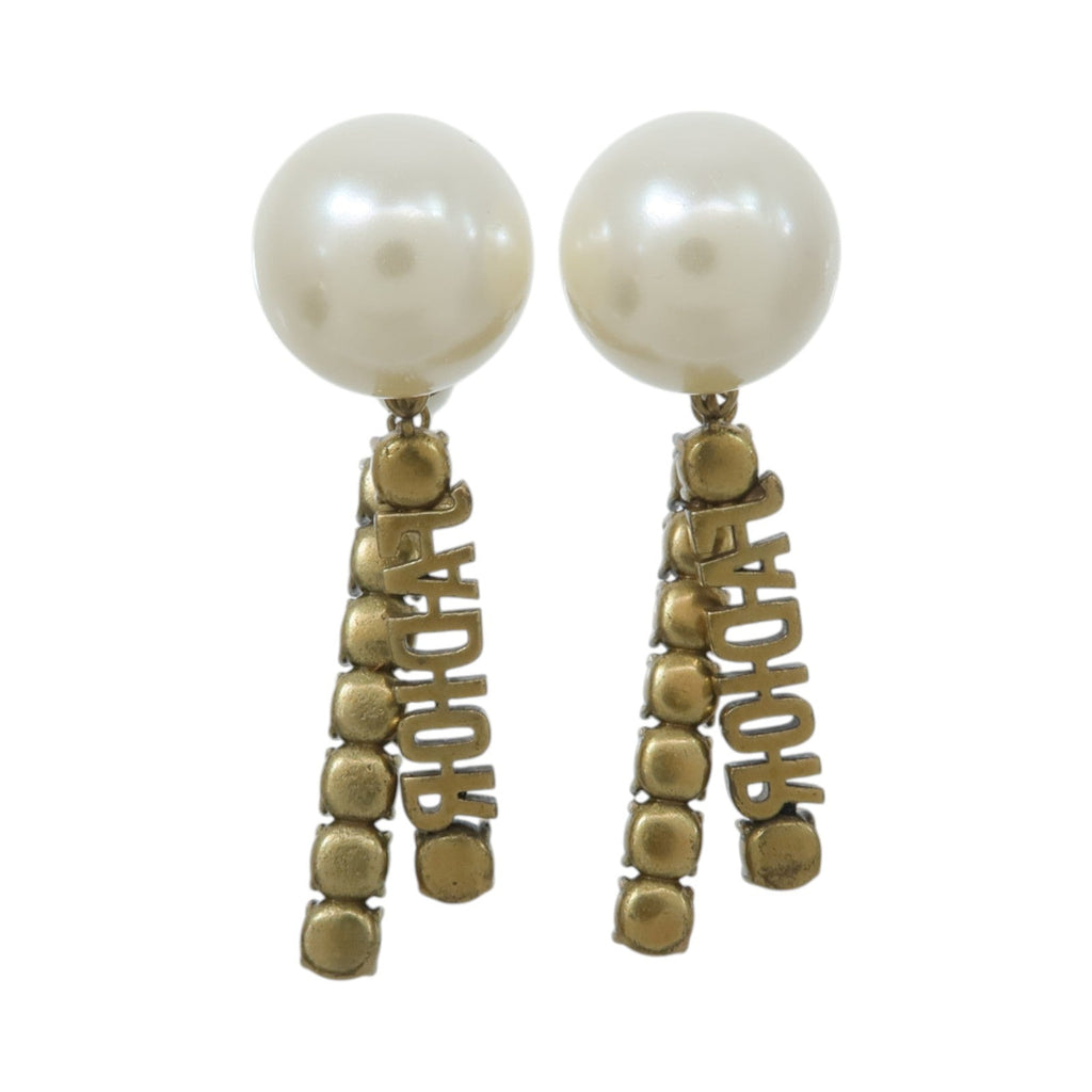 DIOR J'Adior · Metal & PVC Earrings