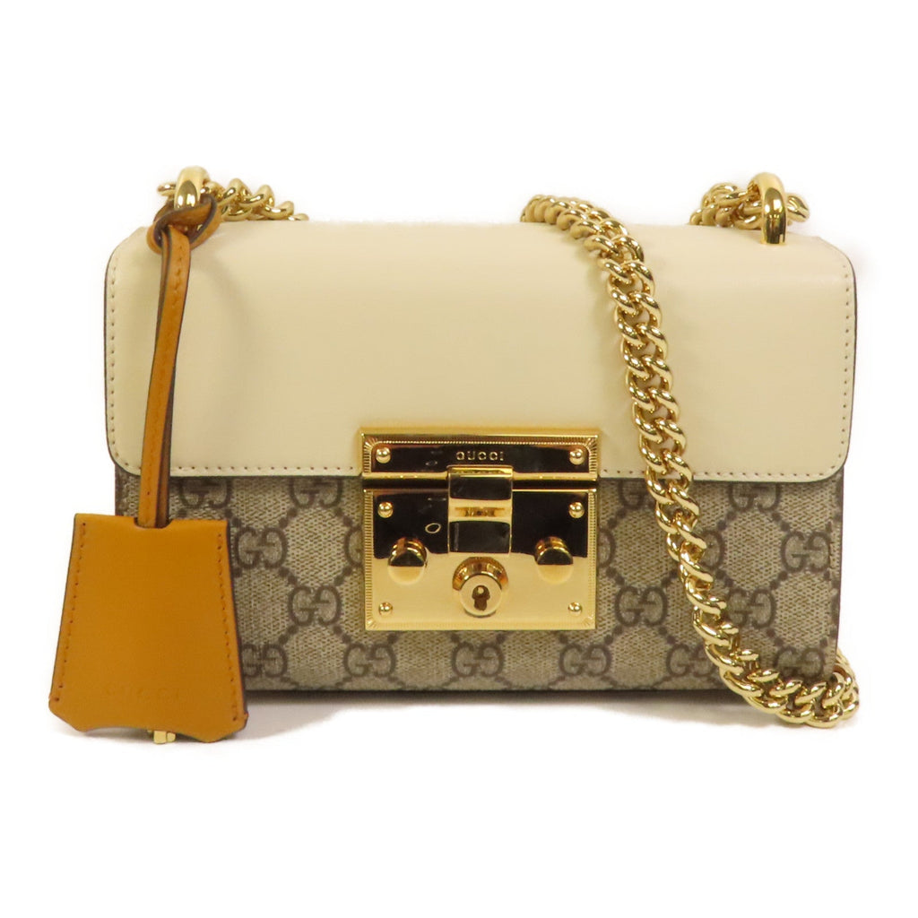 Gucci Padlock · GG Canvas · Chain Shoulder