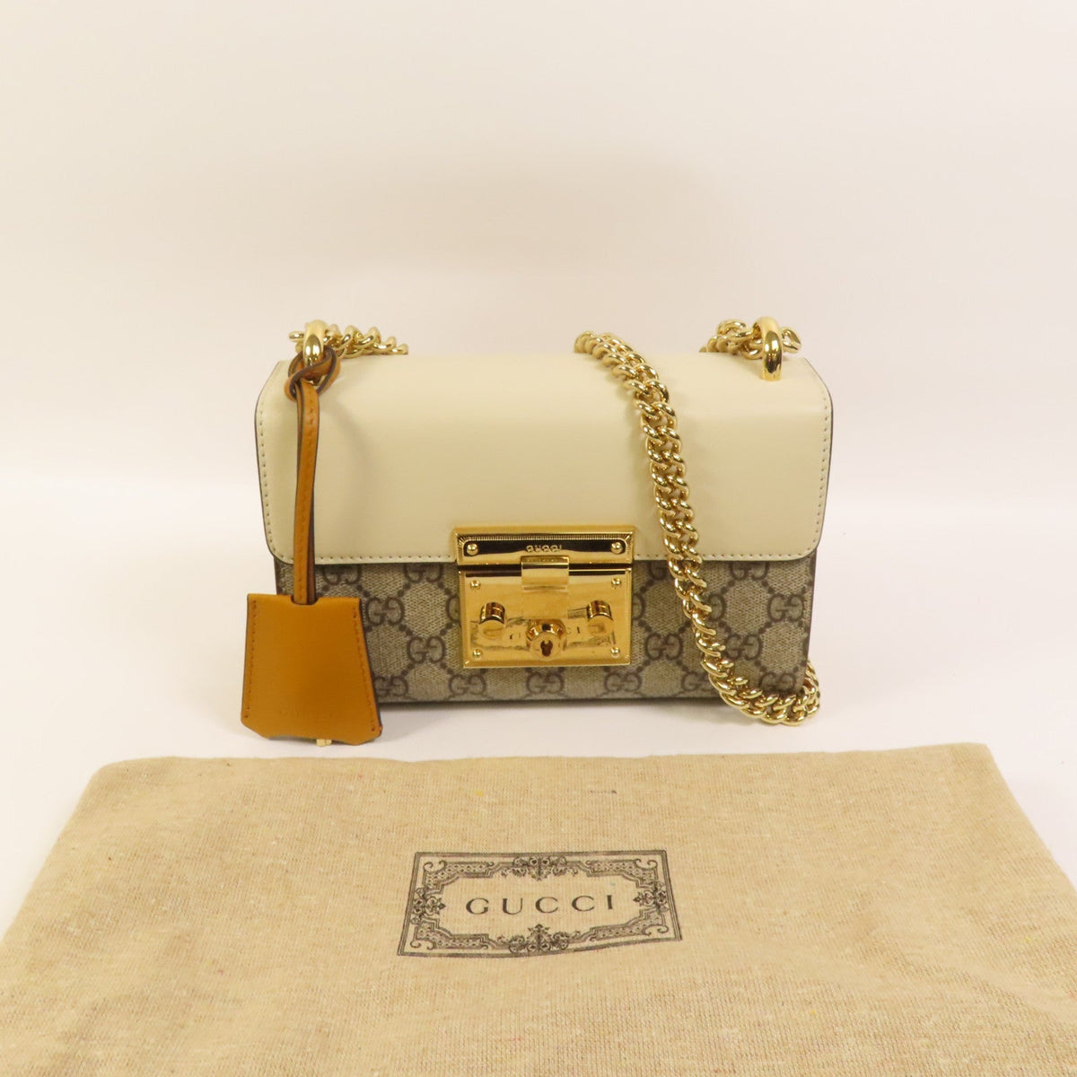 Gucci Padlock · GG Canvas · Chain Shoulder