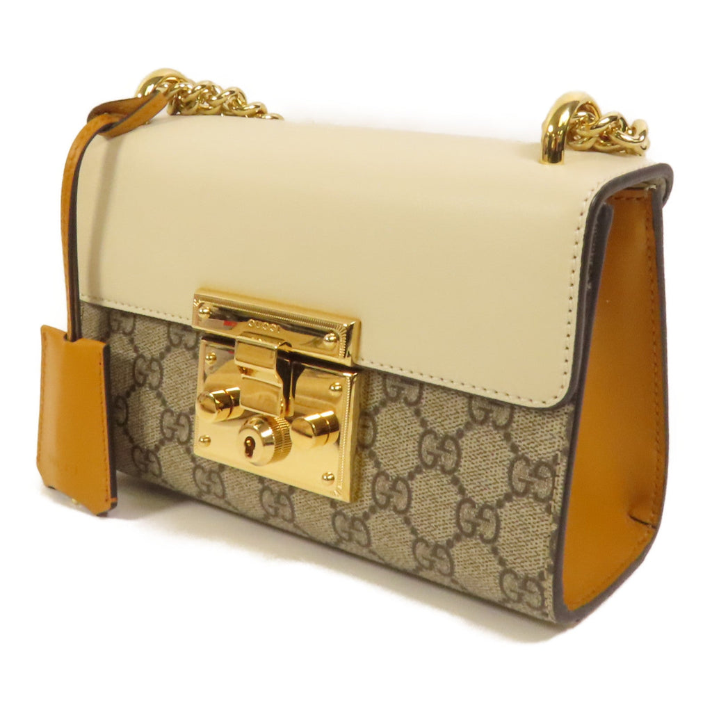 Gucci Padlock · GG Canvas · Chain Shoulder
