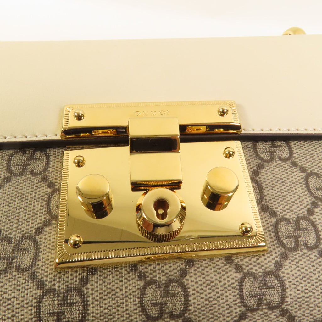 Gucci Padlock · GG Canvas · Chain Shoulder