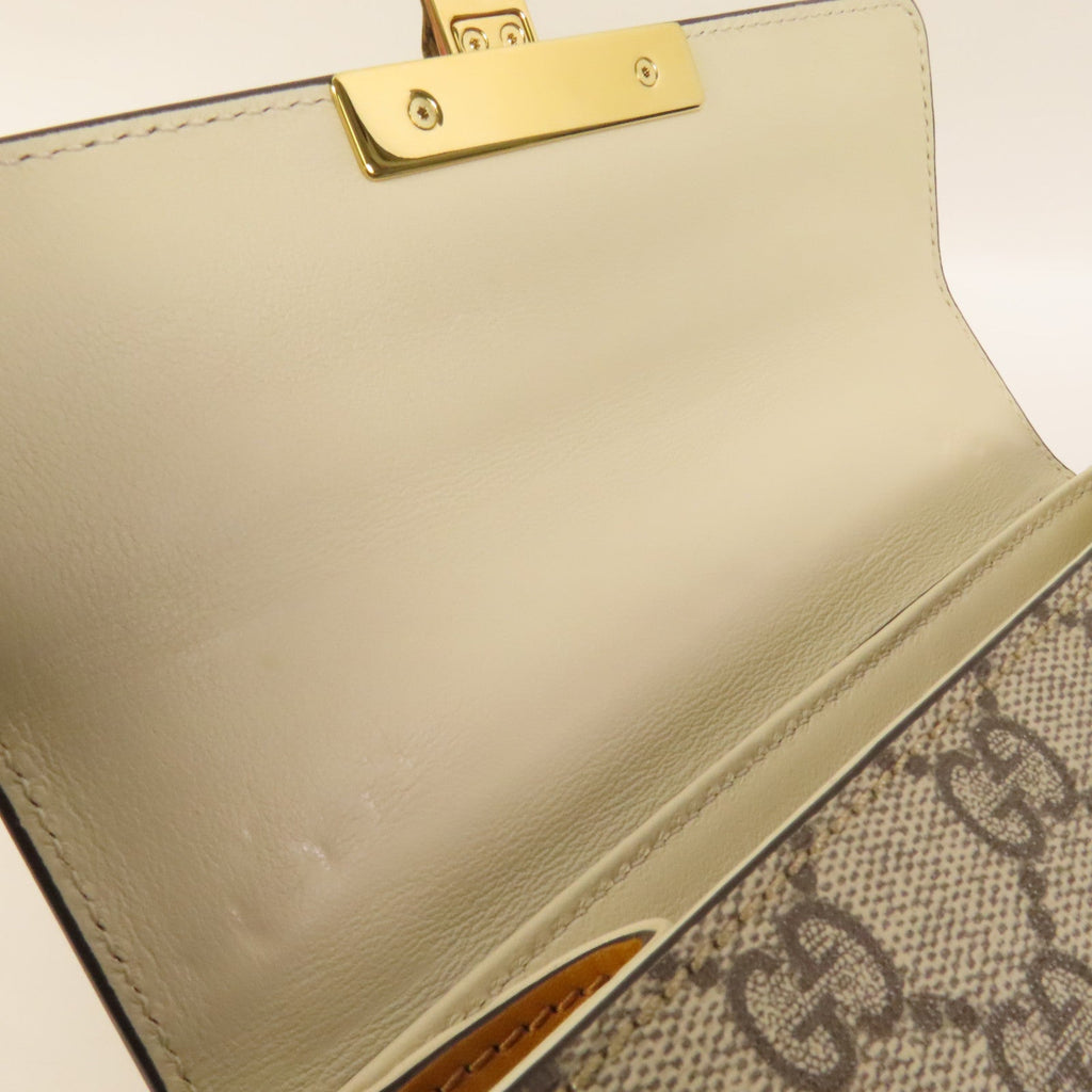 Gucci Padlock · GG Canvas · Chain Shoulder