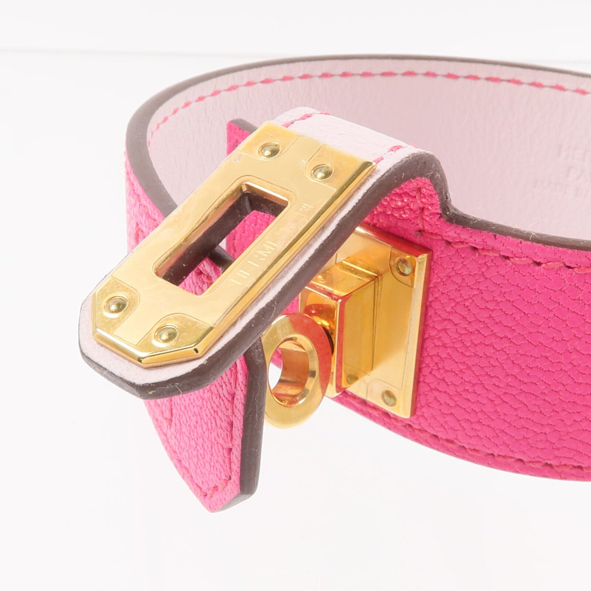 Hermès Kelly Twist PM Bracelet · Chèvre