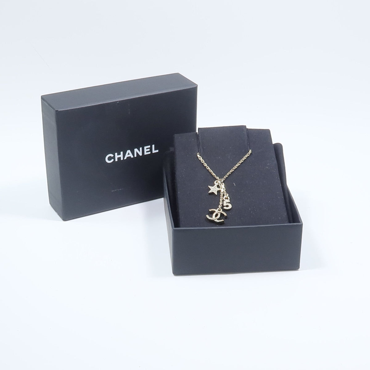 Chanel CC No.5 Star Pendant Necklace