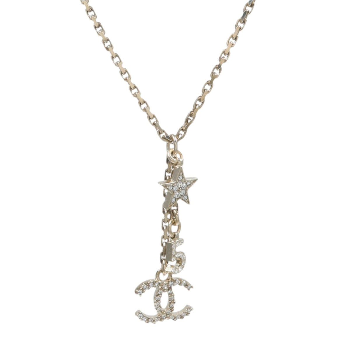 Chanel CC No.5 Star Pendant Necklace