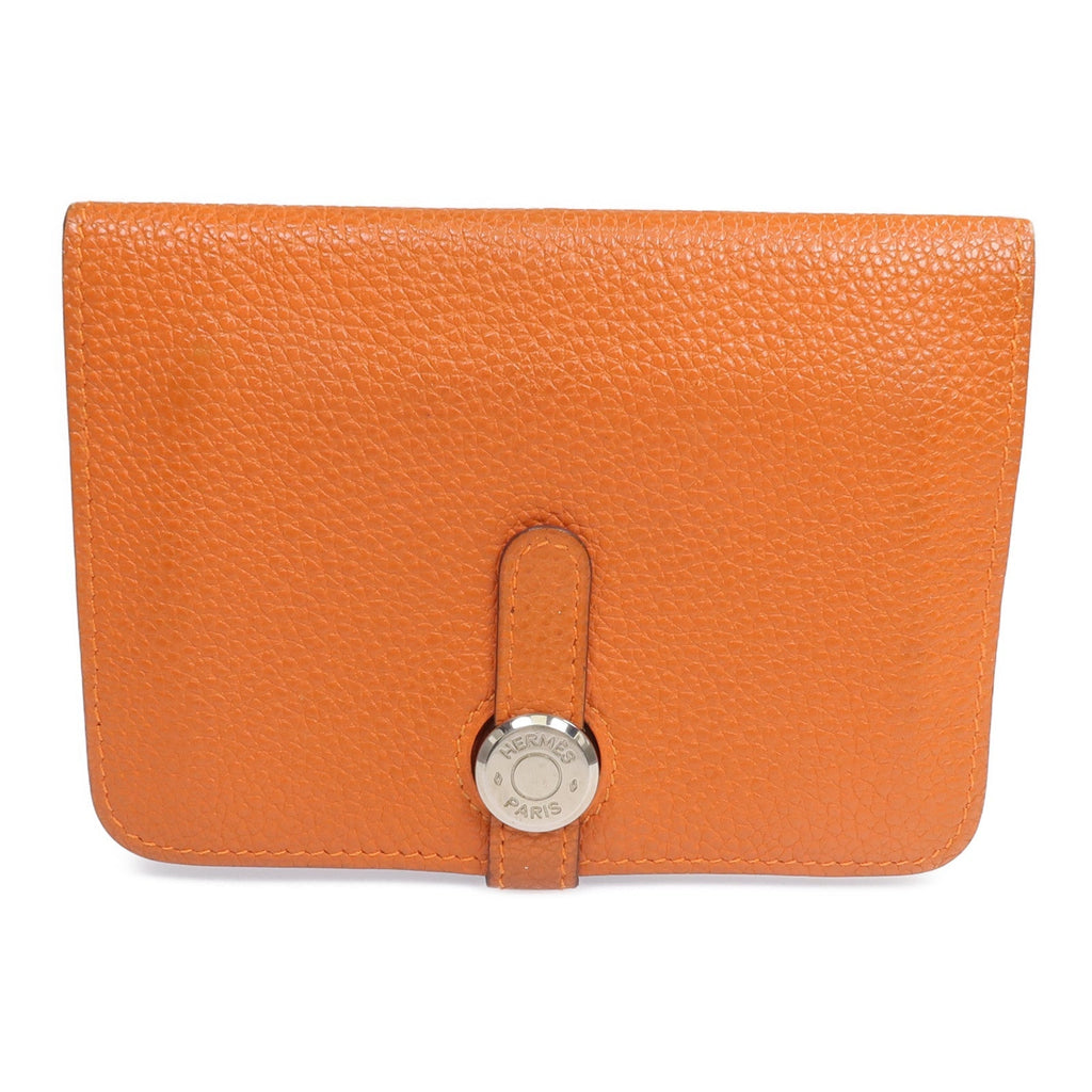 Hermès Dogon Compact Wallet · Togo Leather