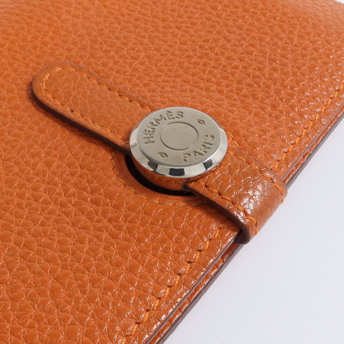 Hermès Dogon Compact Wallet · Togo Leather