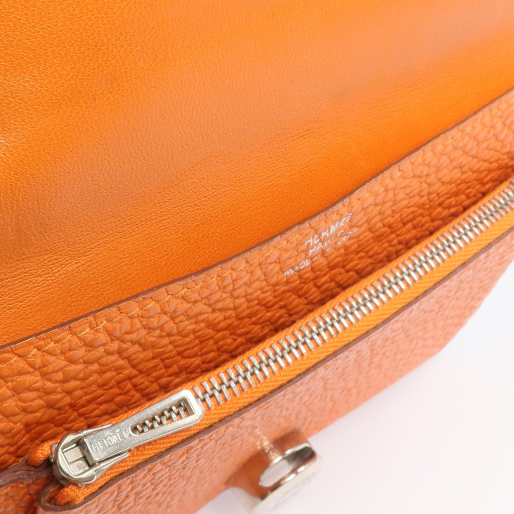 Hermès Dogon Compact Wallet · Togo Leather