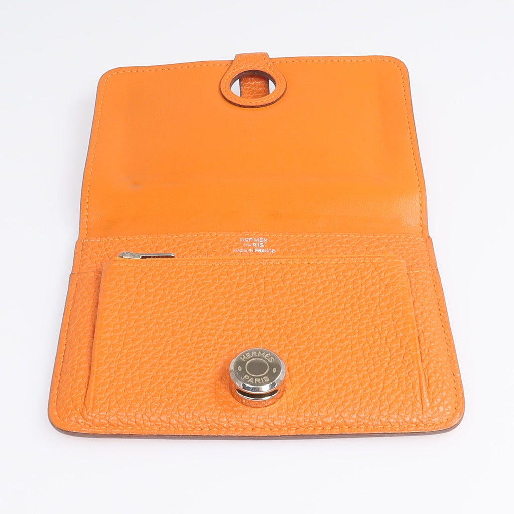 Hermès Dogon Compact Wallet · Togo Leather