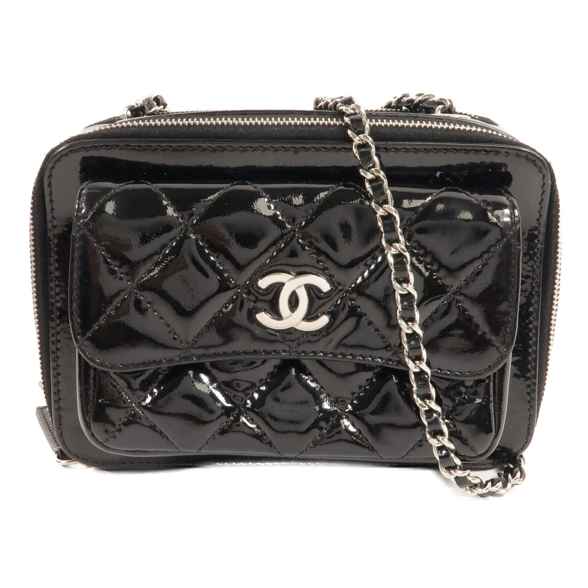 Chanel Chain Shoulder · Patent Leather