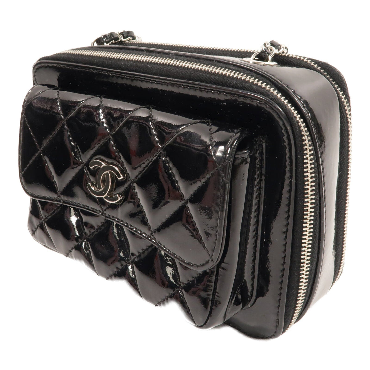 Chanel Chain Shoulder · Patent Leather