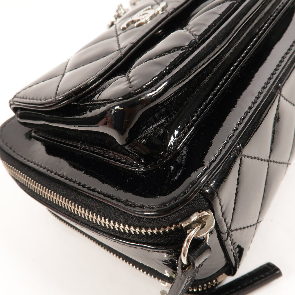 Chanel Chain Shoulder · Patent Leather