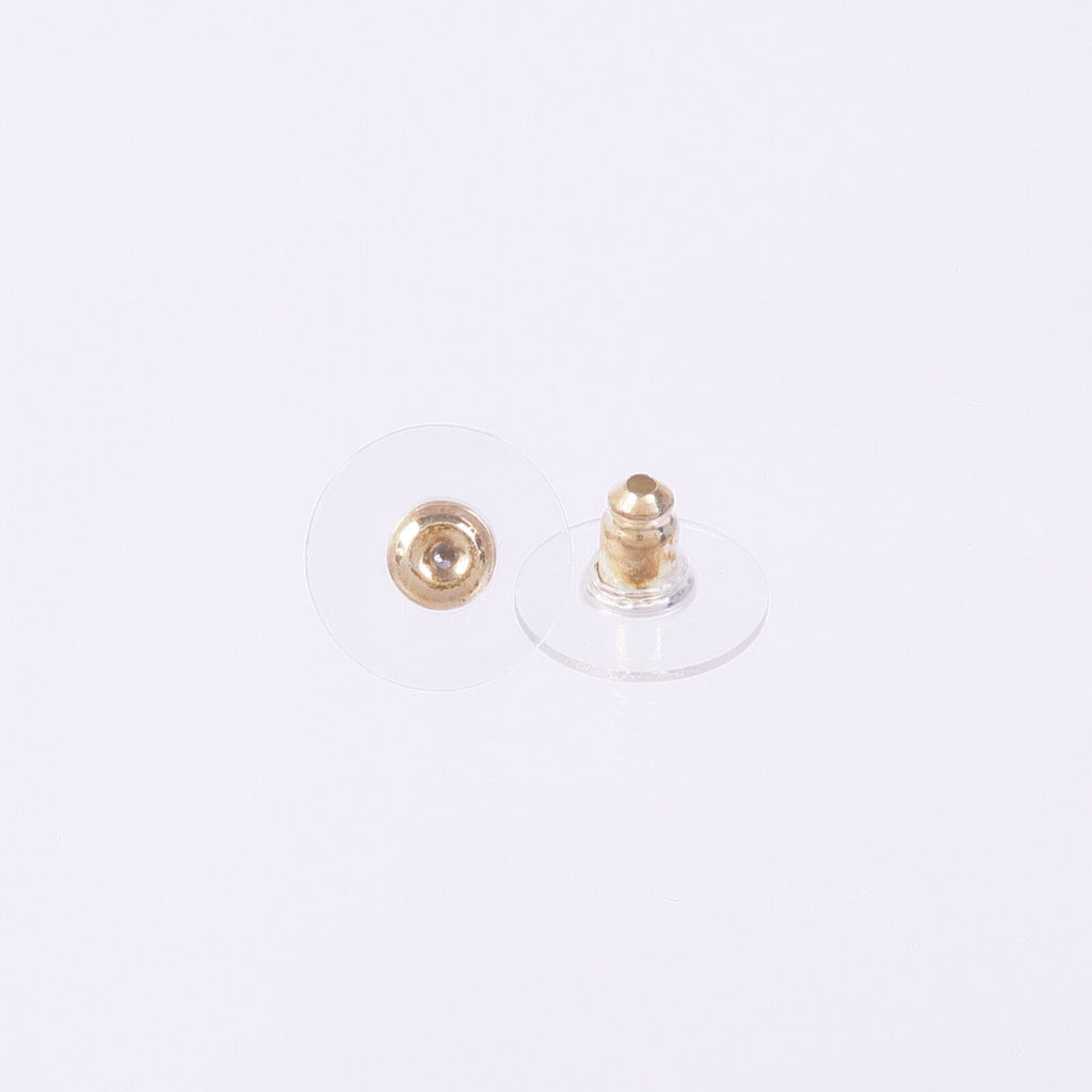 CHANEL CC Earrings · Silver Metal
