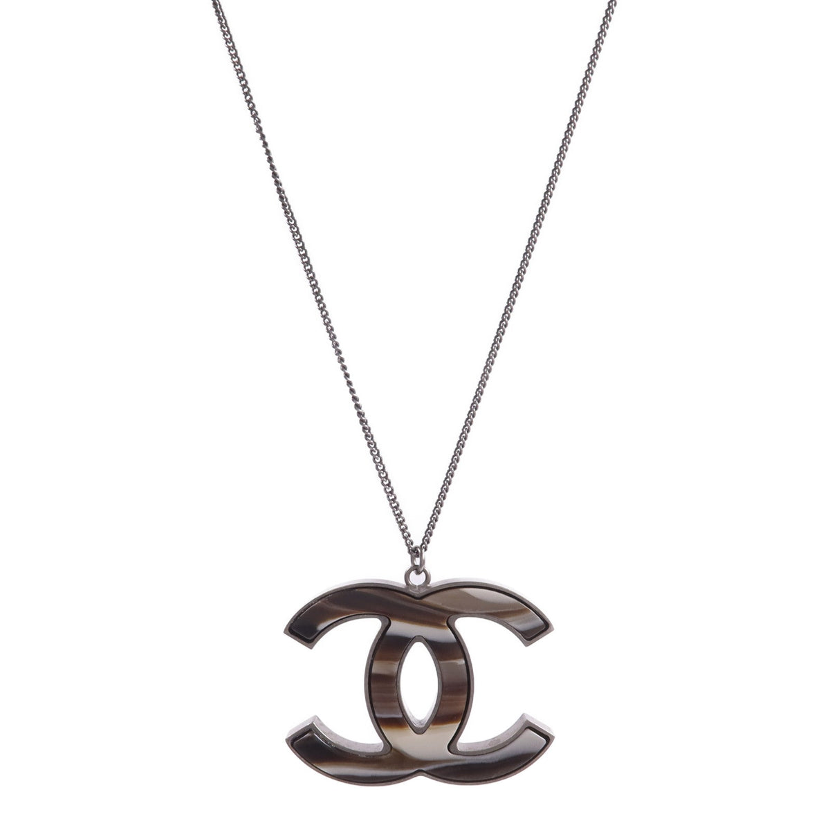 Chanel CC Necklace · Metal & Resin