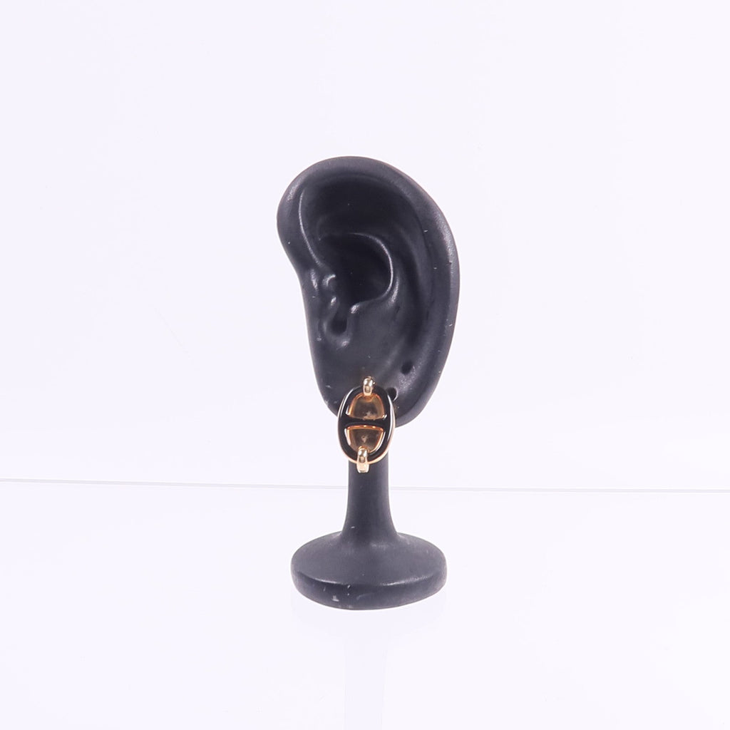 Hermès Mini Maillon Earrings · Metal