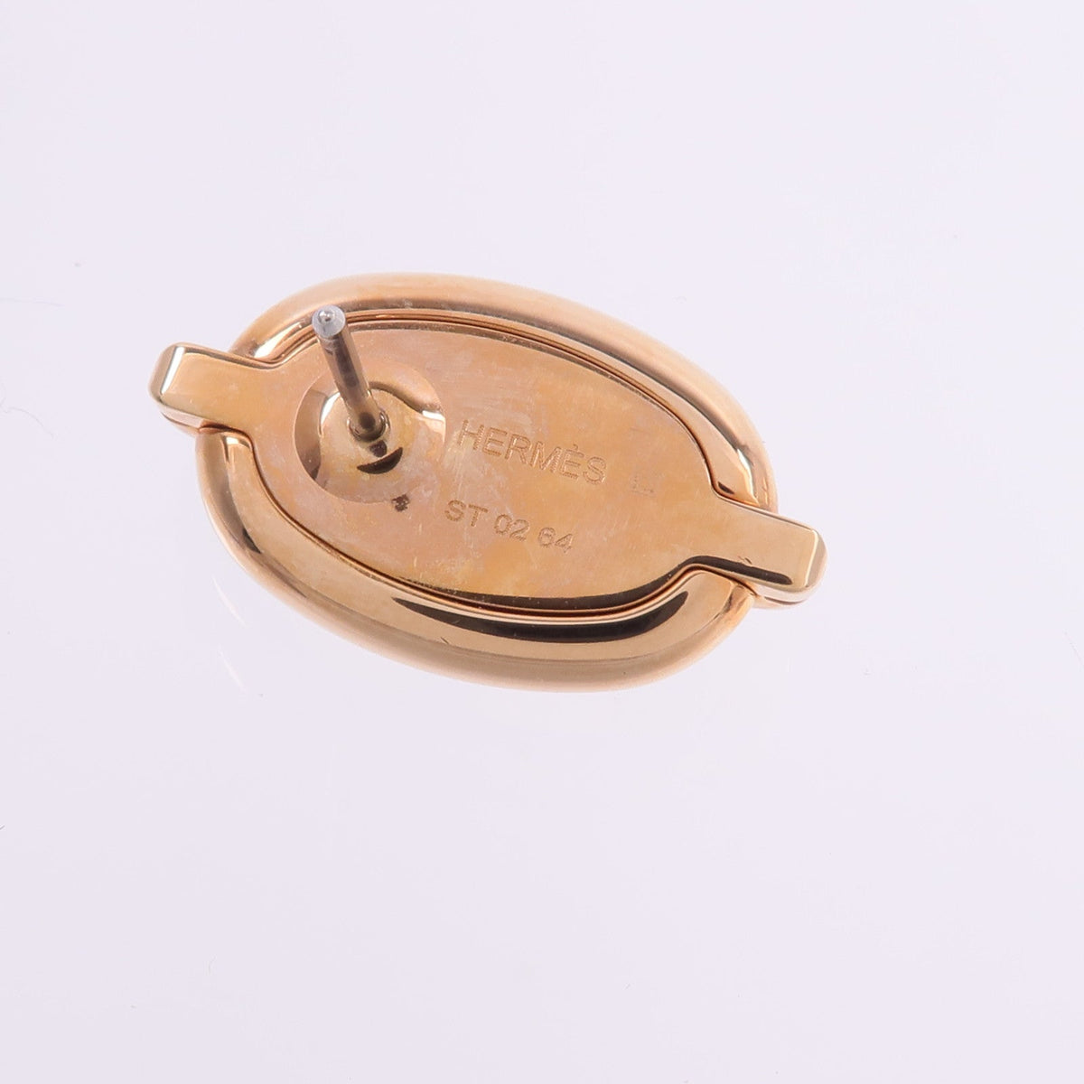 Hermès Mini Maillon Earrings · Metal