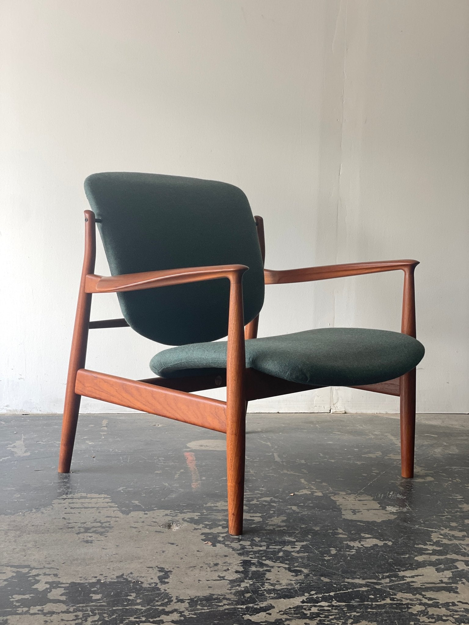 Finn Juhl Model 136 Lounge Chair for France & Son Circa 1950's