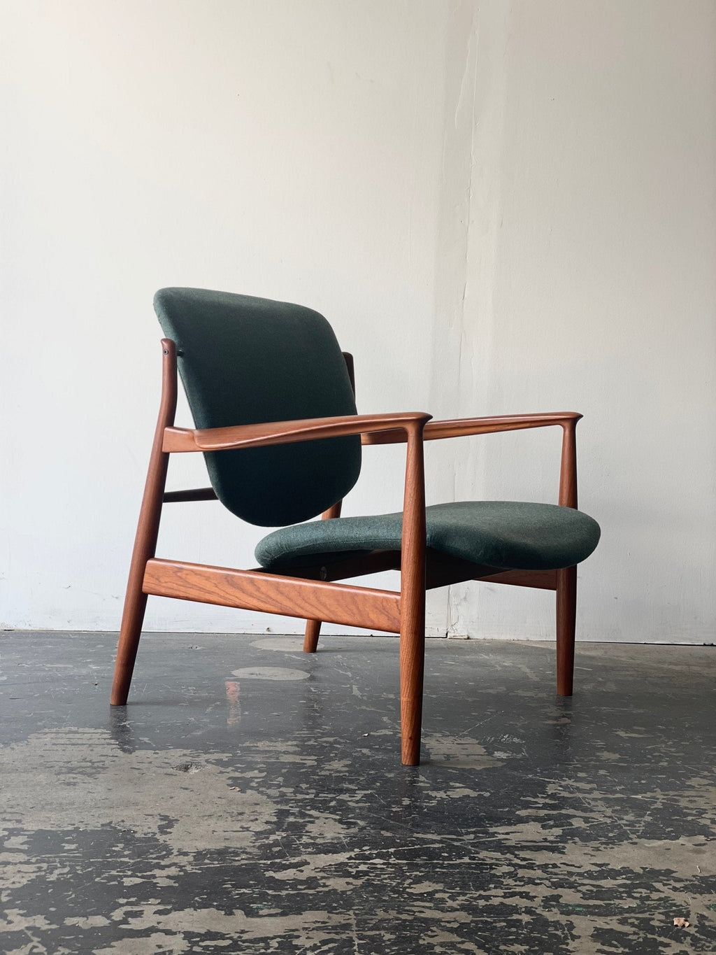 Finn Juhl Model 136 Lounge Chair for France & Son Circa 1950's