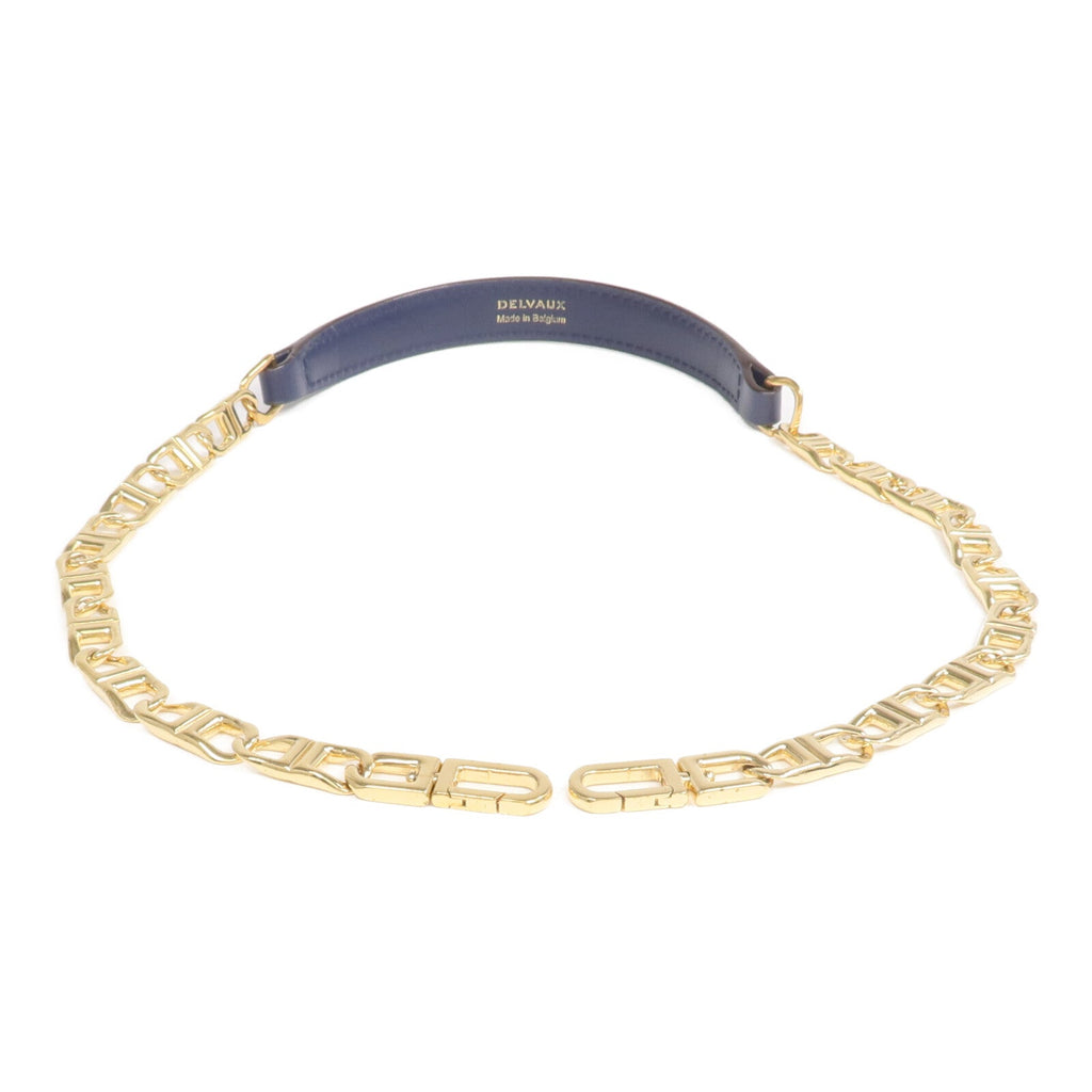 Delvaux D Chain Strap · Calfskin