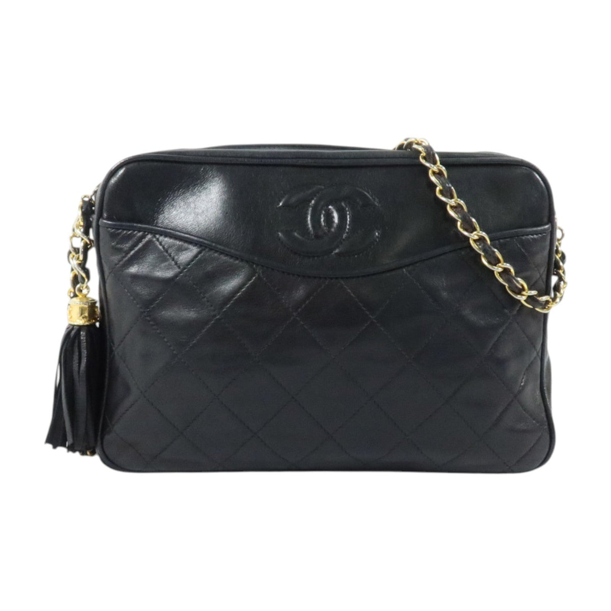 CHANEL CC Vintage · Lambskin Chain Bag