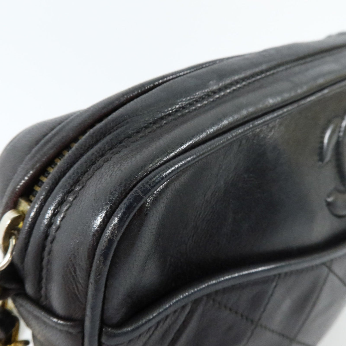 CHANEL CC Vintage · Lambskin Chain Bag