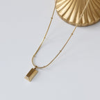 Arvo Gold Brick Necklace