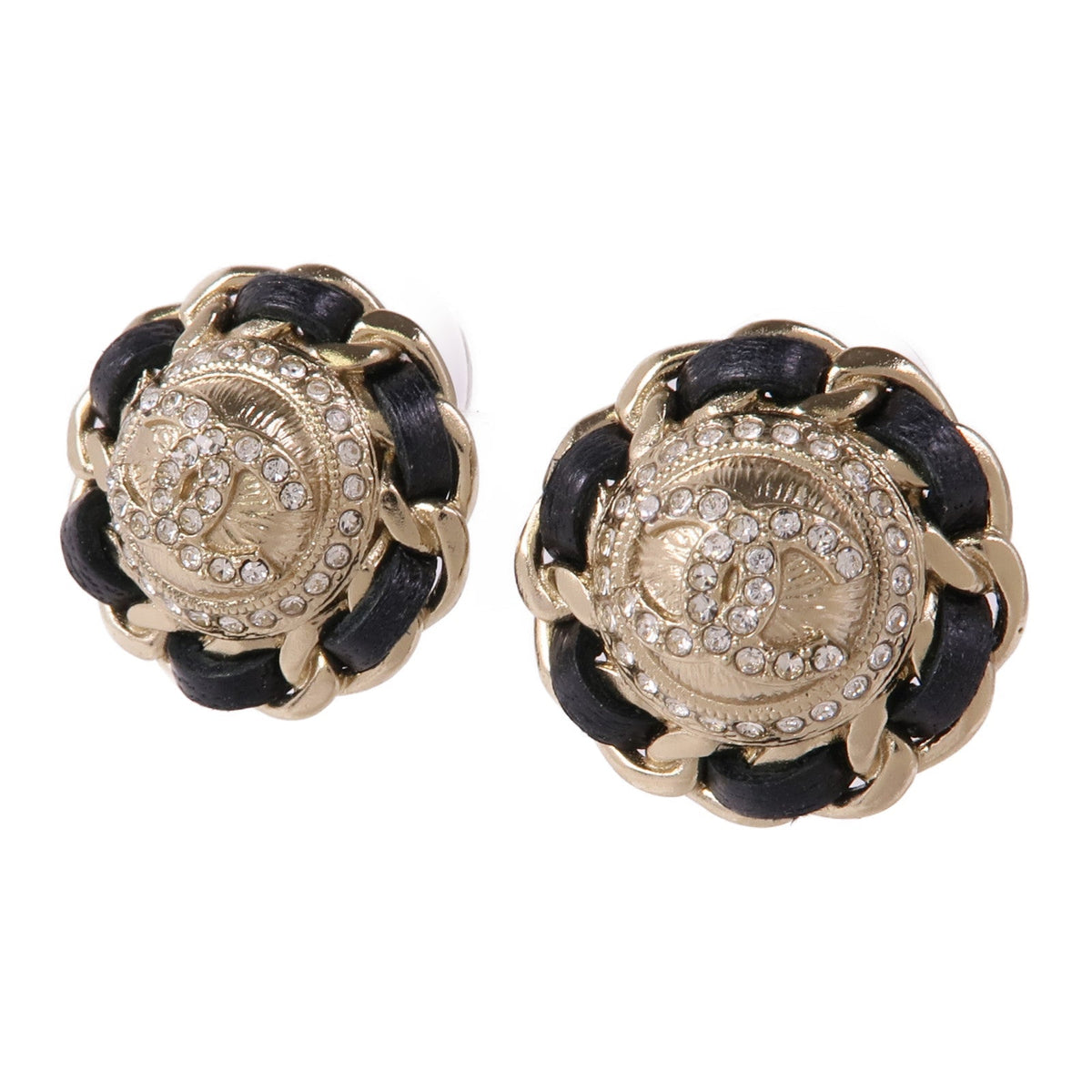 Chanel CC · Enamel Earrings