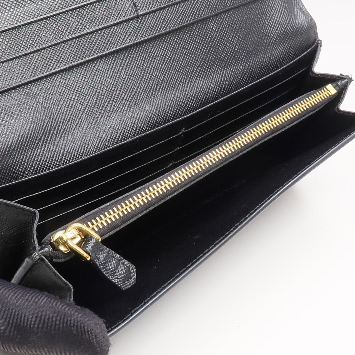 Prada · Saffiano Leather · Long Wallet
