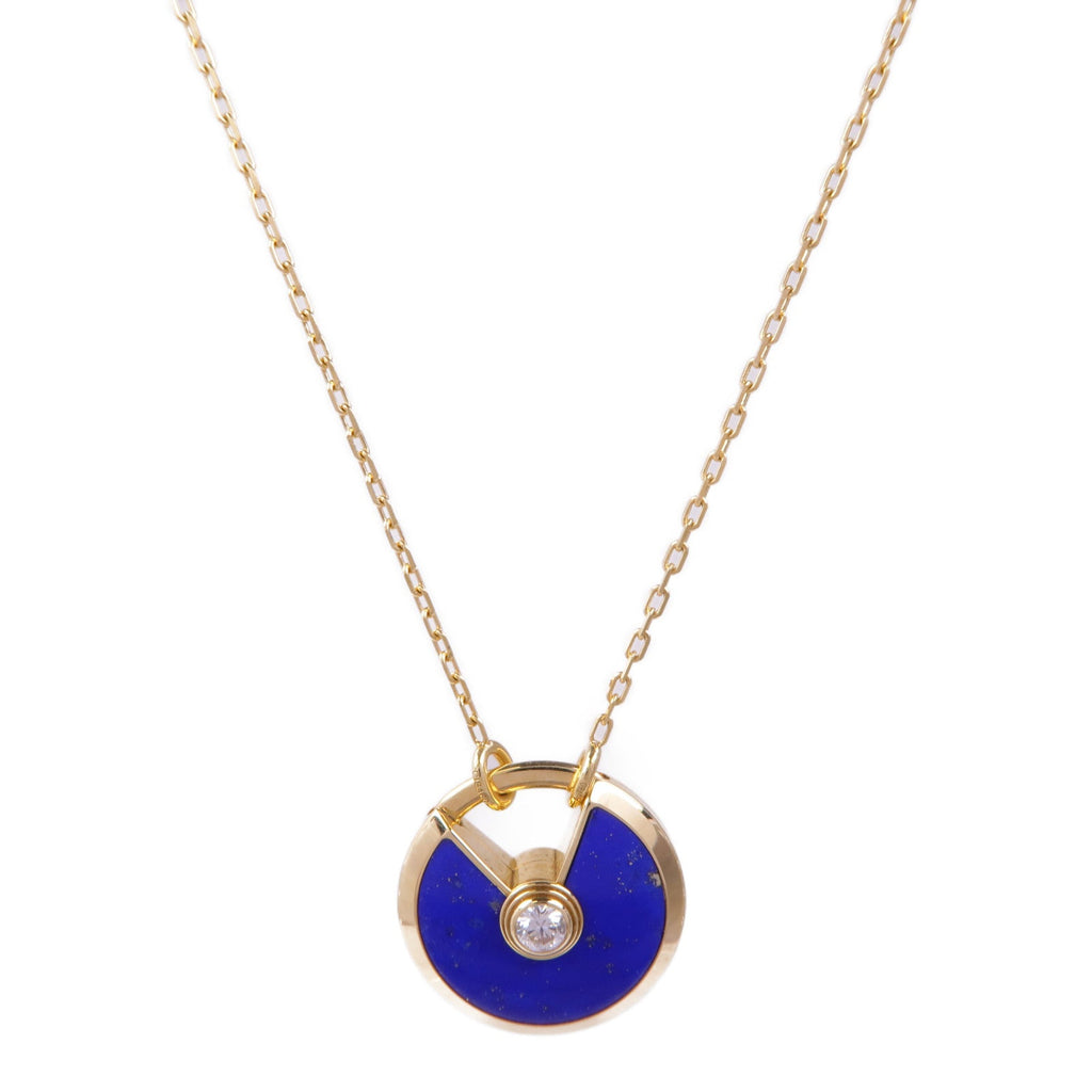 Cartier Amulette · 18K Yellow Gold · Lapis Lazuli