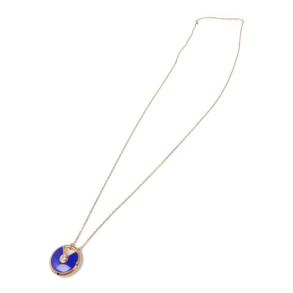 Cartier Amulette · 18K Yellow Gold · Lapis Lazuli