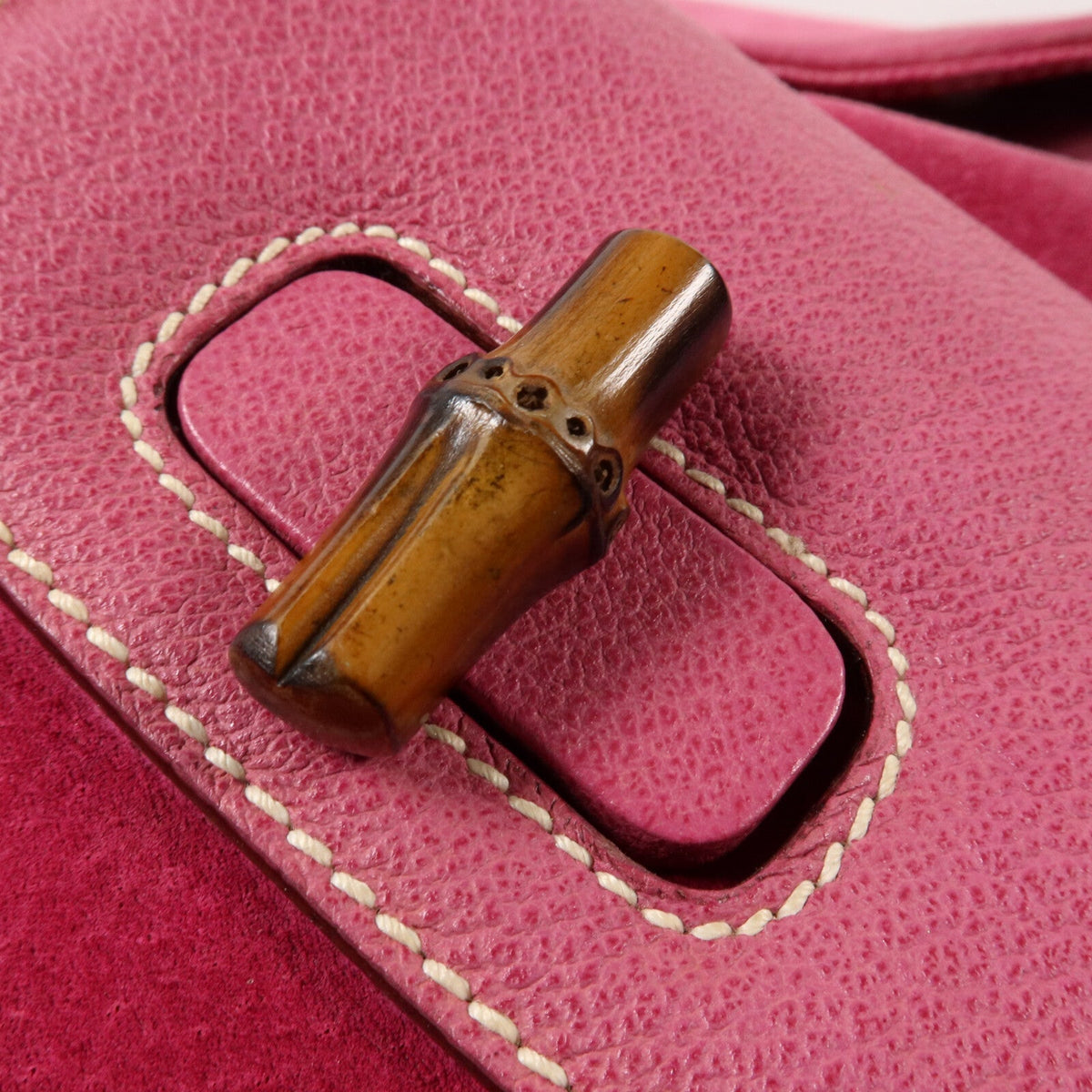 Gucci Bamboo Backpack · Suede