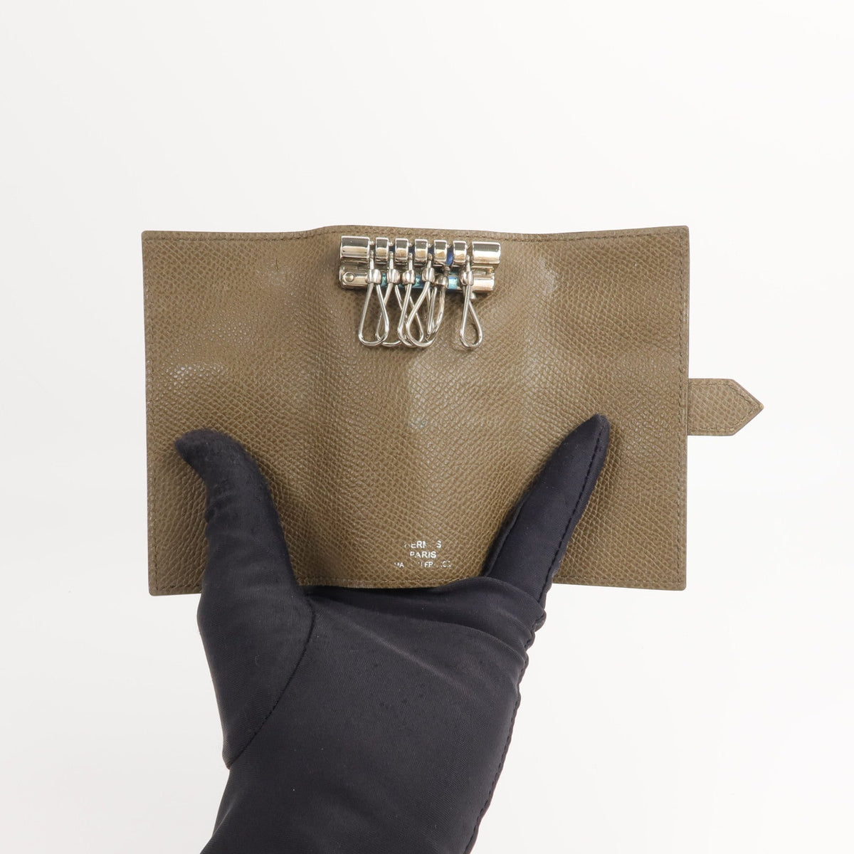 Hermès Bearn · Veau Epsom · Etain