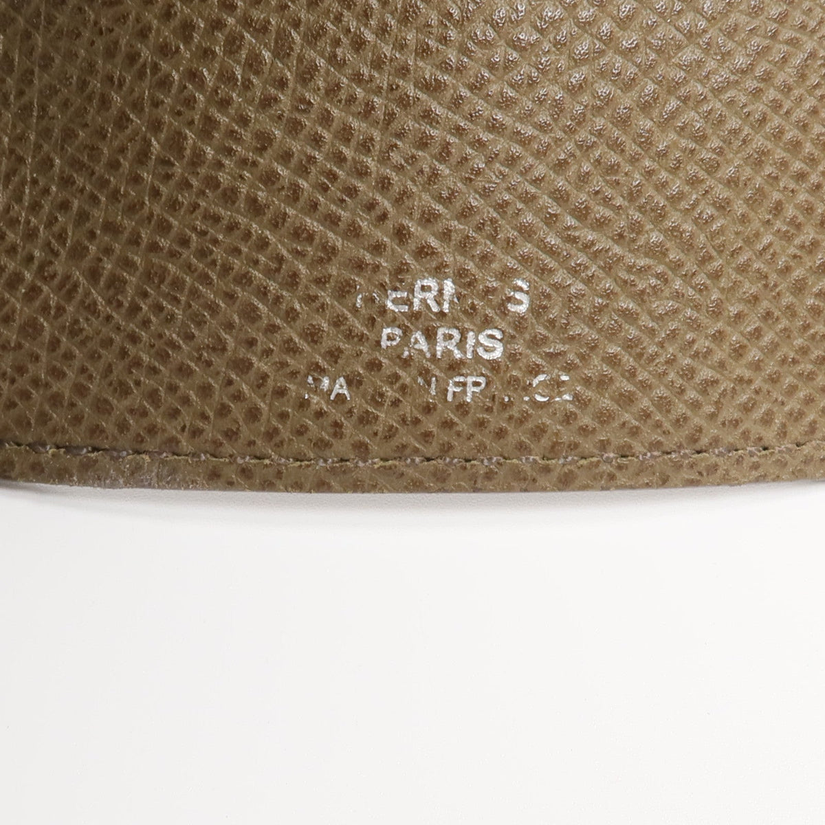 Hermès Bearn · Veau Epsom · Etain