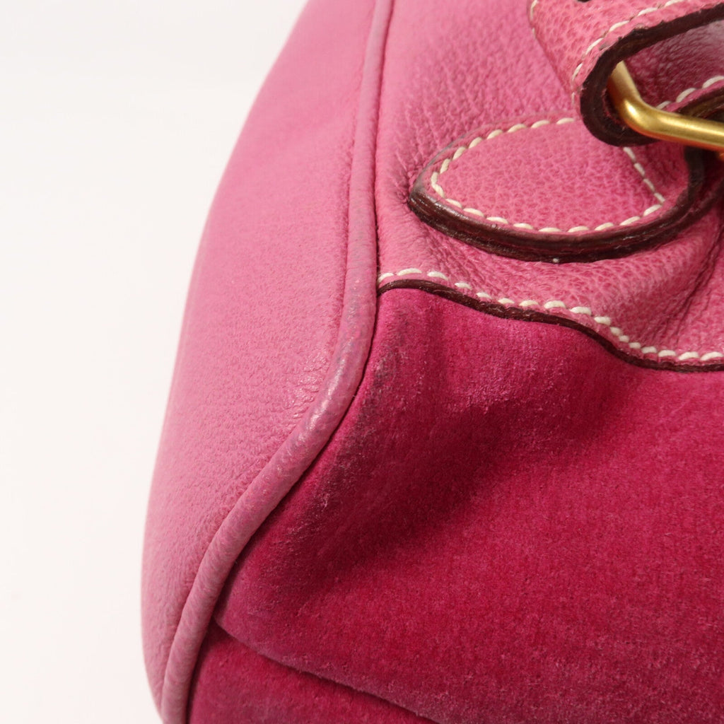 Gucci Bamboo Backpack · Suede