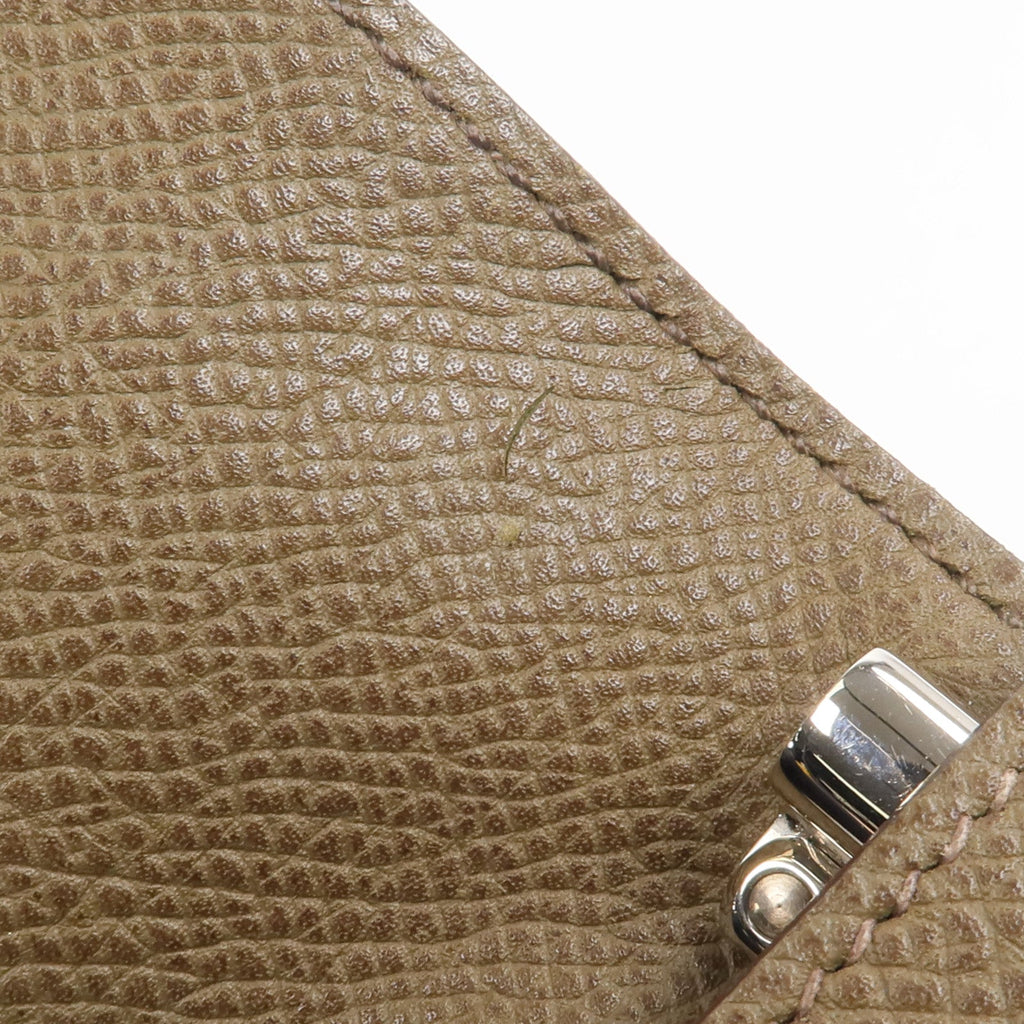 Hermès Bearn · Veau Epsom · Etain