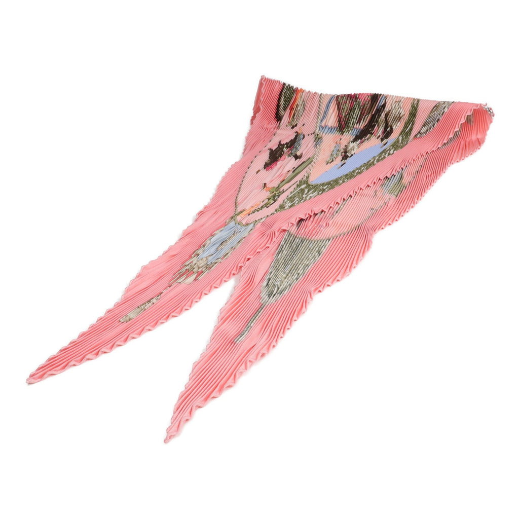 Hermès · Pleated Silk Scarf
