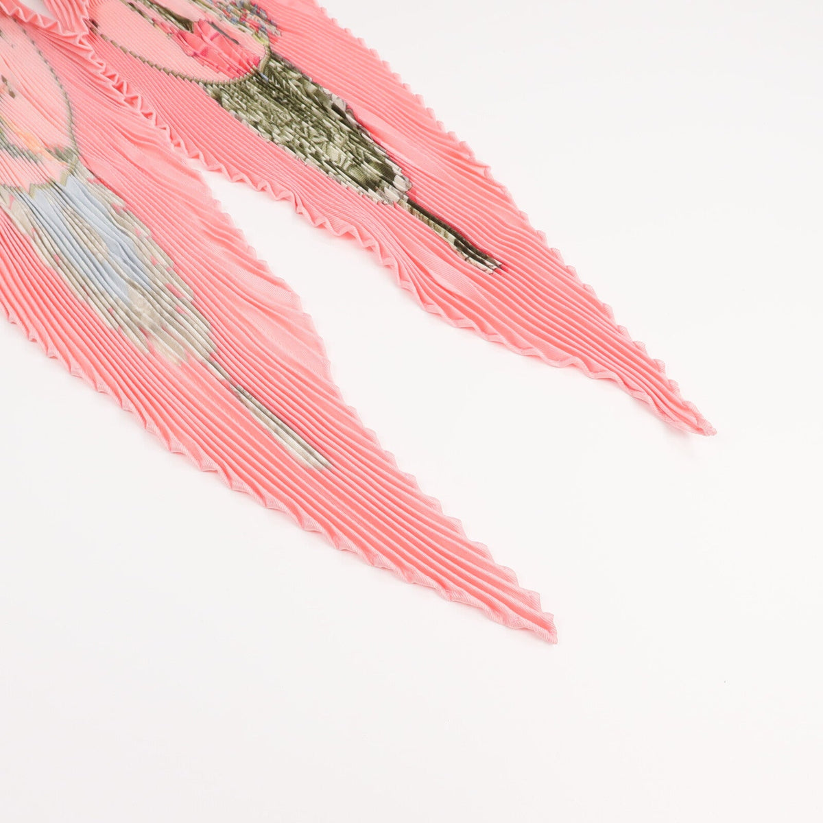 Hermès · Pleated Silk Scarf