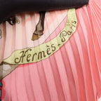 Hermès · Pleated Silk Scarf