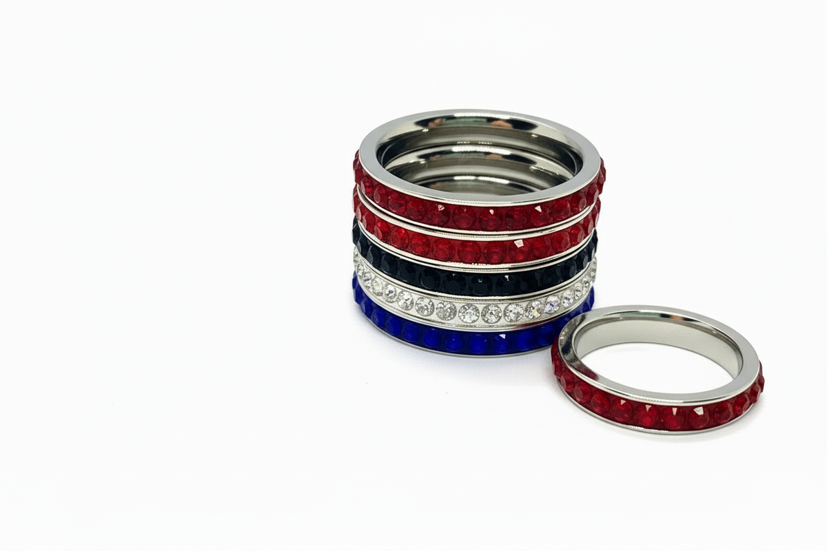 SK2310 Ladies Stackable Sparkle Ring