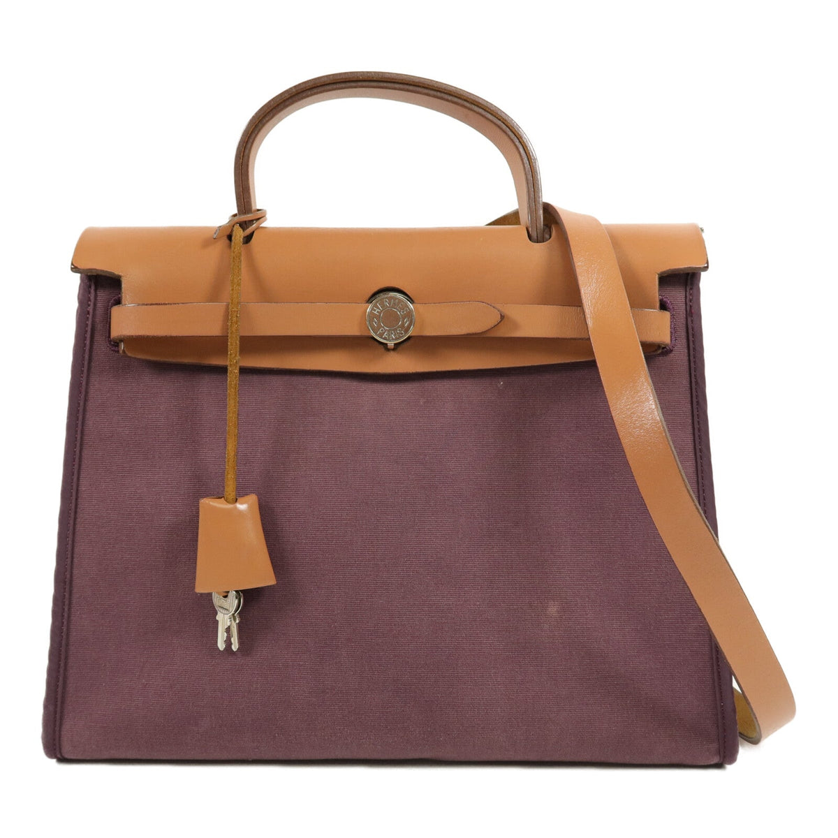 HERMÈS Herbag PM · Canvas · Anemone