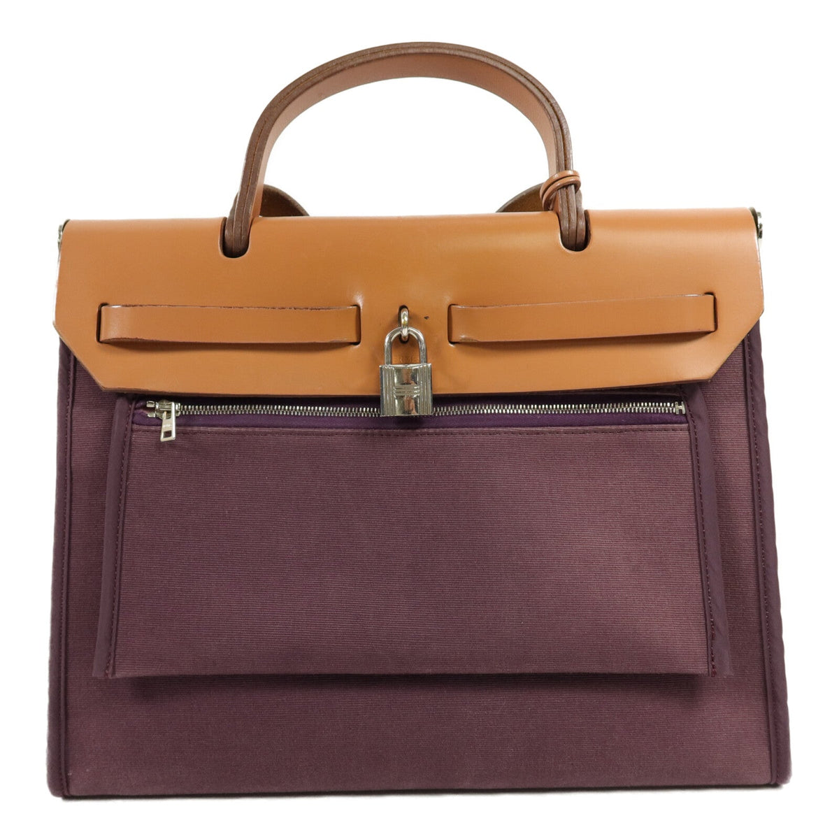 HERMÈS Herbag PM · Canvas · Anemone