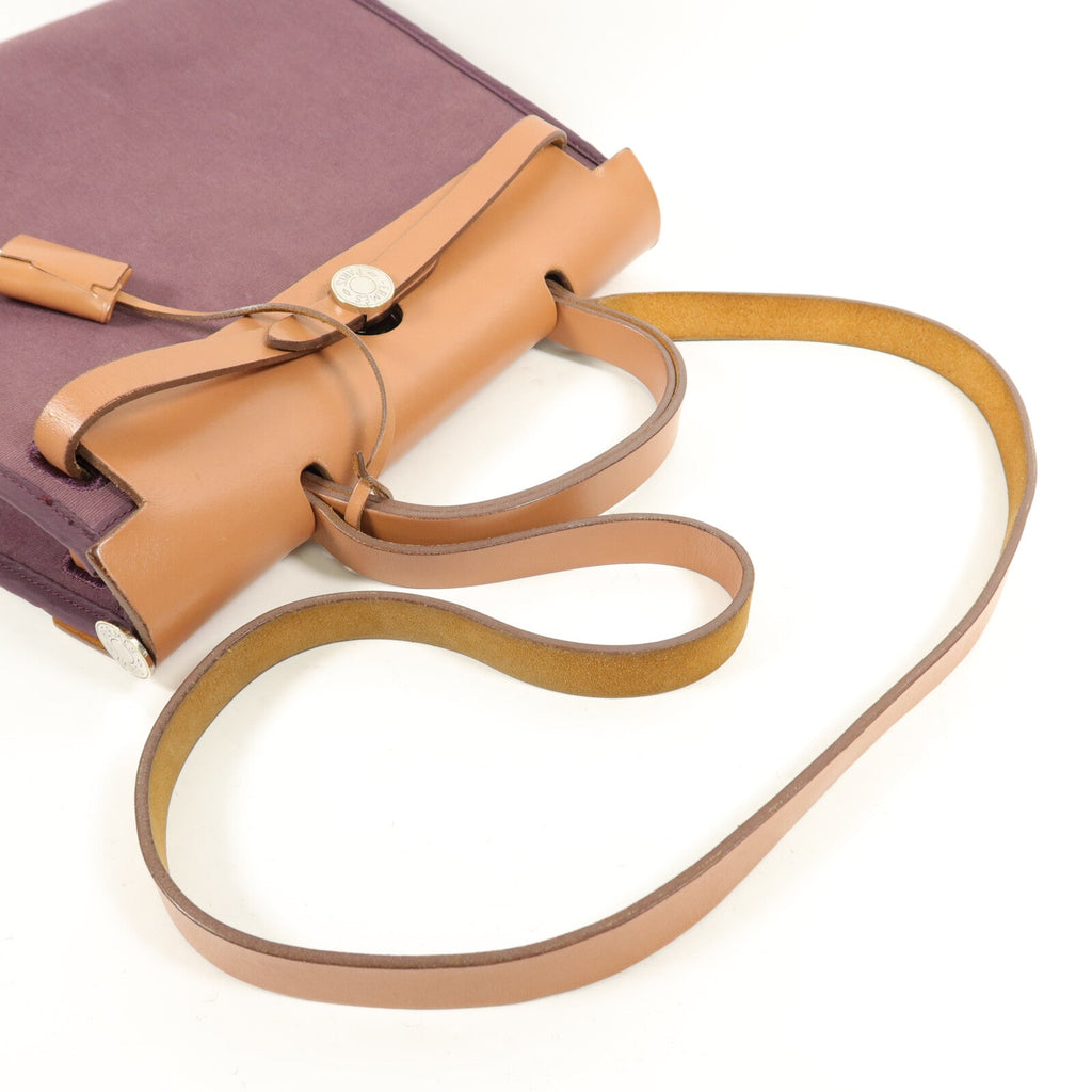 HERMÈS Herbag PM · Canvas · Anemone