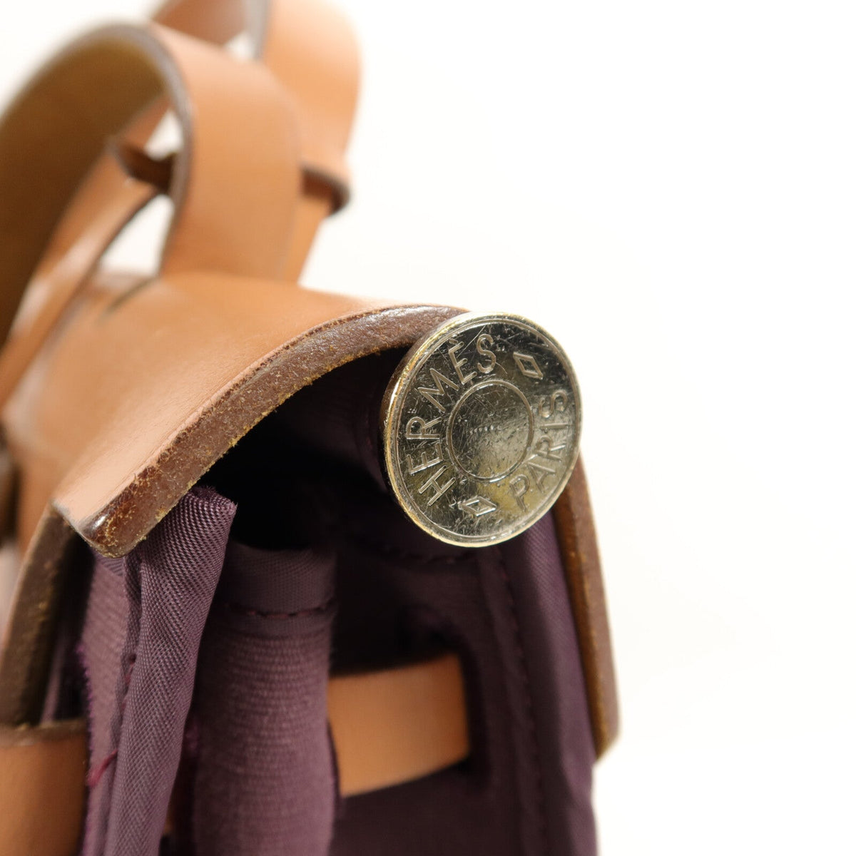 HERMÈS Herbag PM · Canvas · Anemone